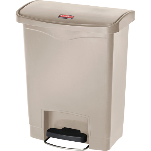 Slim Jim&reg; Waste Container, Resin, 8 US gal. Capacity Duraquip Inc