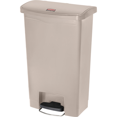 Slim Jim&reg; Waste Container, Resin, 13 US gal. Capacity Duraquip Inc