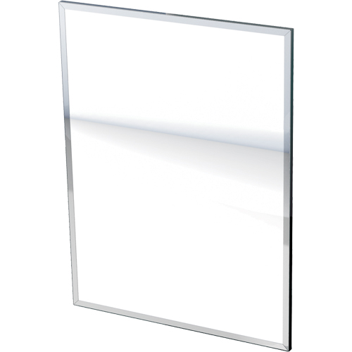 Stock Series Mirror, Flat Frame, 18" L x 30" W Duraquip Inc