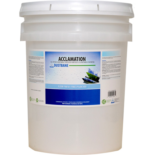 Acclamation All-System Floor Finish, 20 L, Drum Duraquip Inc
