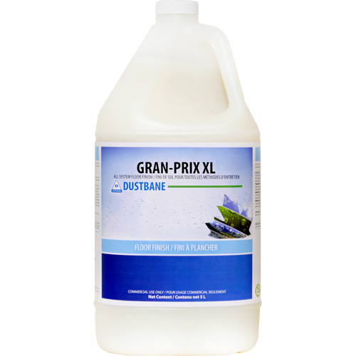 Gran-Prix XL Floor Finish, 5 L, Jug Duraquip Inc