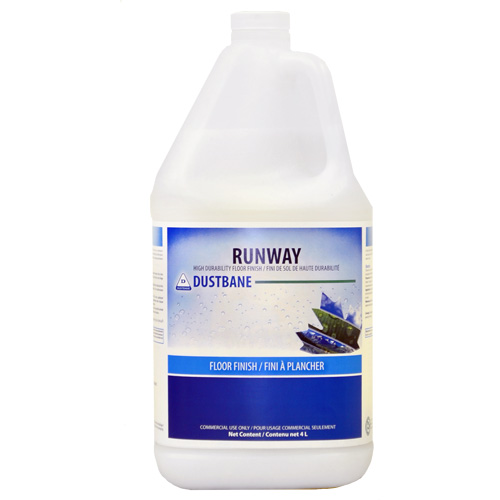 Runway High-Durability Floor Finish, 4 L, Jug Duraquip Inc
