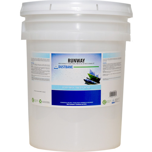 Runway High-Durability Floor Finish, 20 L, Drum Duraquip Inc