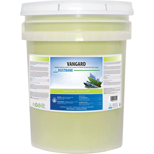 Vangard General Purpose Germicidal Cleaner, 20 L, Pail Duraquip Inc