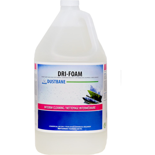 Dri-Foam Rotary Carpet & Upholstery Shampoo, 5 L, Jug Duraquip Inc