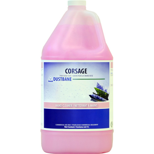 Savon rose pour les mains Corsage, Liquide, 5 L, Parfum&eacute; Duraquip Inc