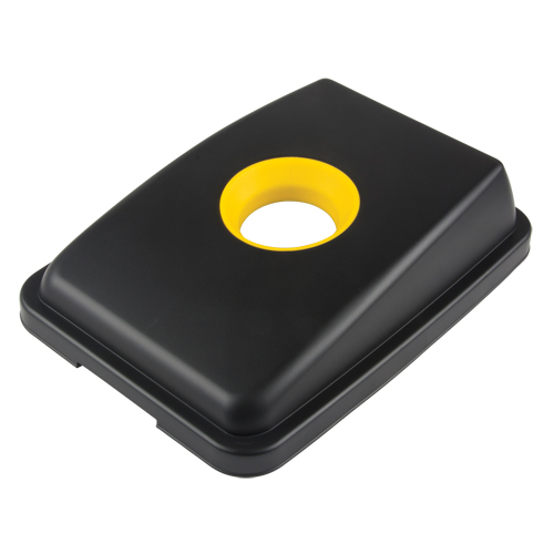 Classification des d&eacute;chets - couvercle, Couvercle ouvert, Plastique, Convient aux contenants  Duraquip Inc