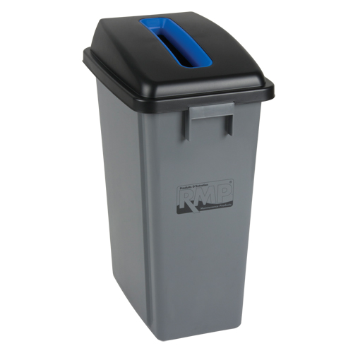 Waste Classification - Lid, Open Lid, Plastic, Fits Container Size: 17-1/4" x 12-1/2" Duraquip Inc