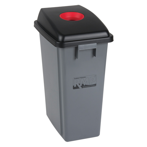 Recycling & Garbage Bin, Plastic, 16 US gal. Duraquip Inc