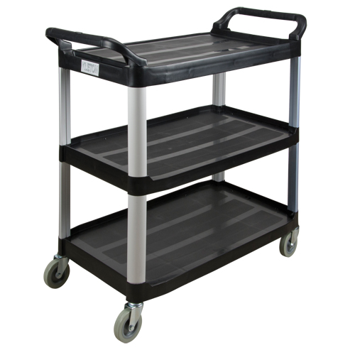 Chariot utilitaire, 3 tiers, 19-3/4" x 37-1/2" x 40-1/4", Capacit&eacute; 250 lb Duraquip Inc