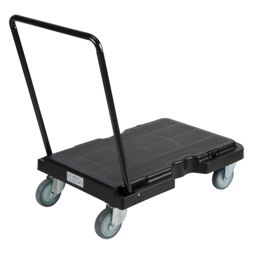 Trolley, 31-3/4" L x 20-1/2" W, 500 lbs. Cap., Rubber Wheels Duraquip Inc