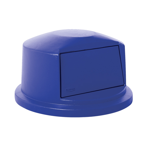 Couvercles ronds Brute, Couvercle bomb&eacute;, Plastique/Poly&eacute;thyl&egrave;ne, Convient aux contenants 24" dia. Duraquip Inc