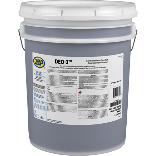 D&eacute;sodorisant industriel Deo-3, 5 gal., Seau Duraquip Inc