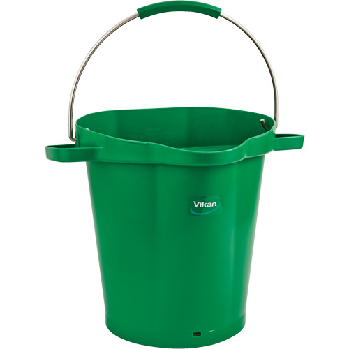5692 Series Bucket, Green, 3 US gal. Duraquip Inc