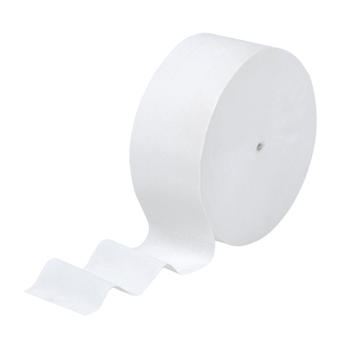Scott&reg; JRT Jr. Toilet Paper, Coreless Roll, 1 Ply, 2300' Length, White Duraquip Inc