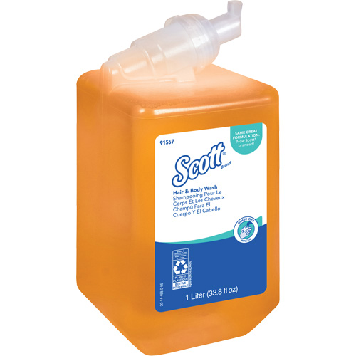Scott&reg; Essential Hair and Body Wash, 1000 ml, Fresh Scent, Bottle Duraquip Inc