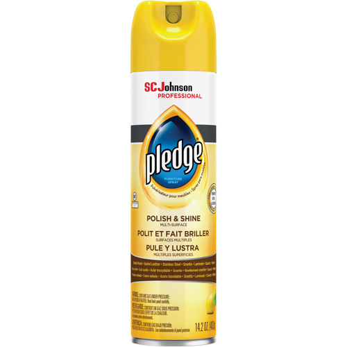 Poli &agrave; meubles Pledge au citron, 14,2 oz., Canette a&eacute;rosol Duraquip Inc