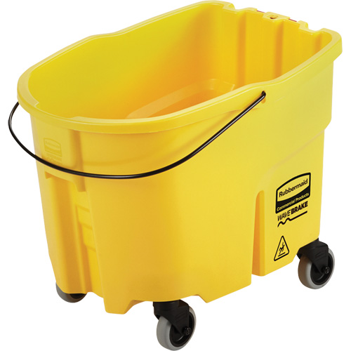 Seau pour vadrouille Wavebrake, Capacit&eacute; de 8.75 gal. US (35 pintes), Jaune Duraquip Inc
