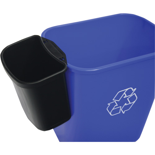 Waste Container, Deskside, Polyethylene, 4-1/4 US Qt. Duraquip Inc