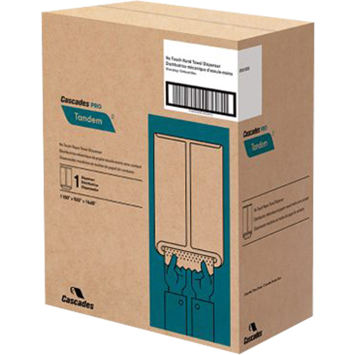 Pro Tandem Hand Towel Dispenser, No-Touch, 11.5" W x 9" D x 16.6" H Duraquip Inc