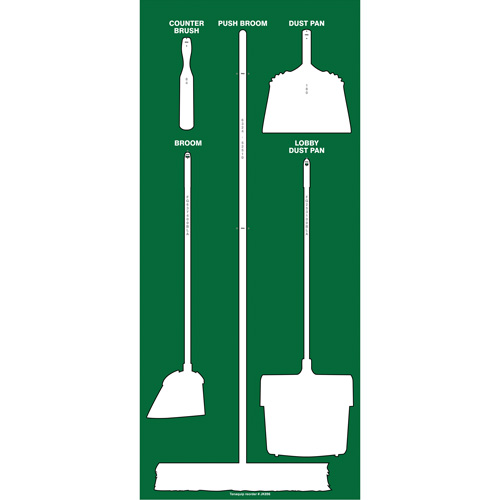 Ultra Aluma-Lite Dry Shadow Board (English Only) Duraquip Inc