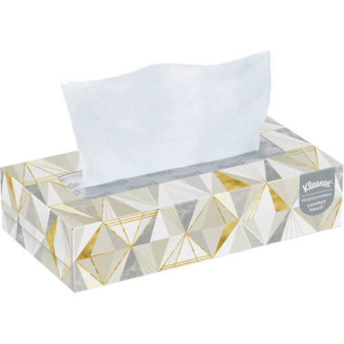 Papier-mouchoir Kleenex - &eacute;tui pratique, 2 pli, 7,8" lo x 8,3" la, 125 feuilles/boîte Duraquip Inc