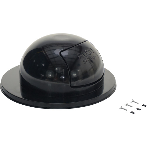 Drum Waste Disposal Top, Dome Lid, Metal, Fits Container Size: 23-1/2" Dia. Duraquip Inc