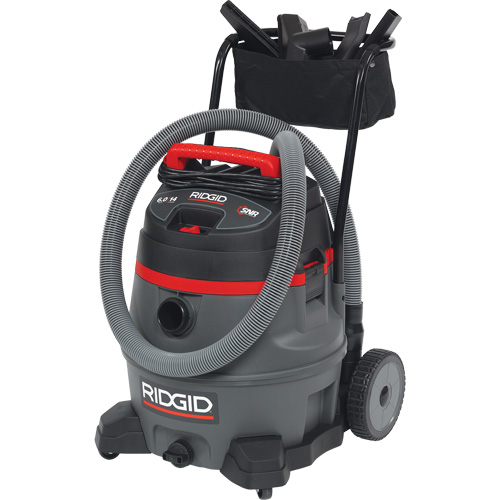 Aspirateur industriel avec chariot NXT, Secs-humides, 6 CV, 14 gal. US (53 litres) Duraquip Inc