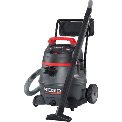 Aspirateur industriel avec chariot NXT, Secs-humides, 6 CV, 14 gal. US (53 litres) Duraquip Inc