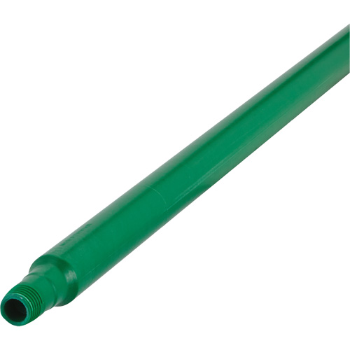 Ultra Hygiene Handle, Broom/Scraper/Squeegee, Green, Ergonomic, 59" L Duraquip Inc