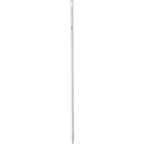 Handle, Broom/Scraper/Squeegee, White, Standard, 59" L Duraquip Inc