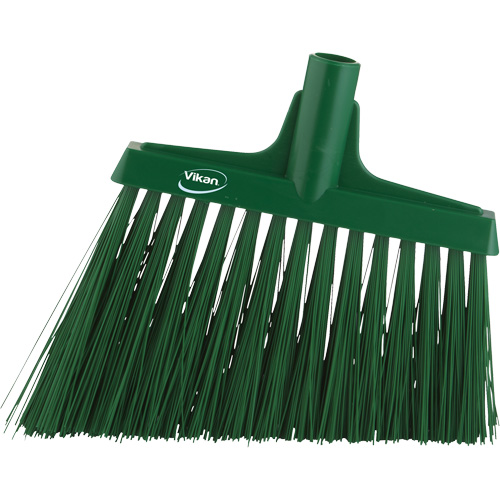 T&ecirc;te de balai oblique, Crins Extra-ferme, 12", Polyester, Vert Duraquip Inc