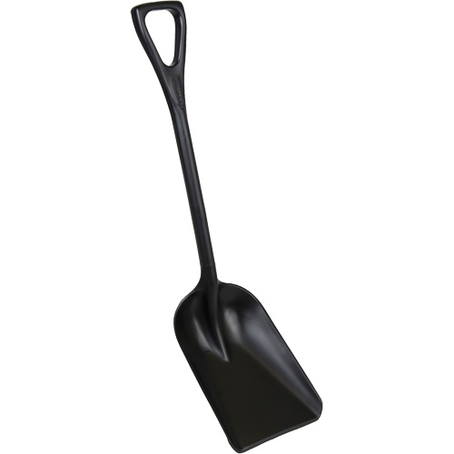 Pelle hygi&eacute;nique monopi&egrave;ce, Lame 10" x 6", Longueur de 37-1/2", Plastique, Noir Duraquip Inc