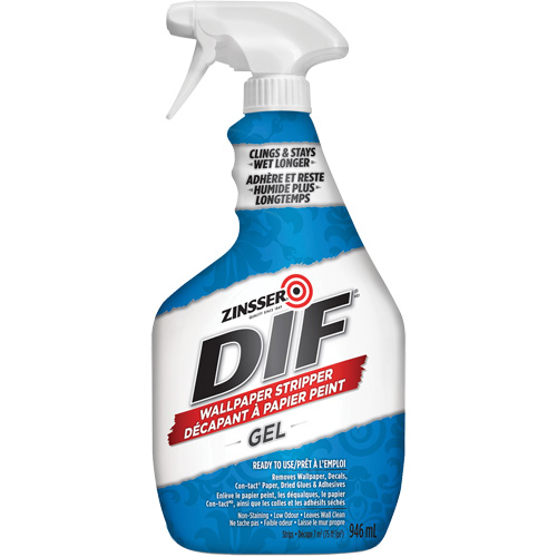 Gel d&eacute;capant pour papier peint DIF, 946 ml, Bouteille &agrave; g&acirc;chette Duraquip Inc