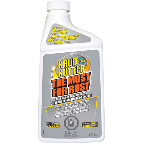The Must for Rust Rust Remover & Inhibitor, Bottle Duraquip Inc
