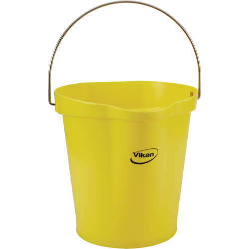 Seau pour l'hygi&egrave;ne des aliments, Jaune, 3 gal. US Duraquip Inc