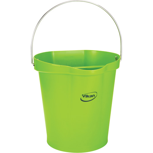 Seau pour l'hygi&egrave;ne des aliments, Lime, 3 gal. US Duraquip Inc