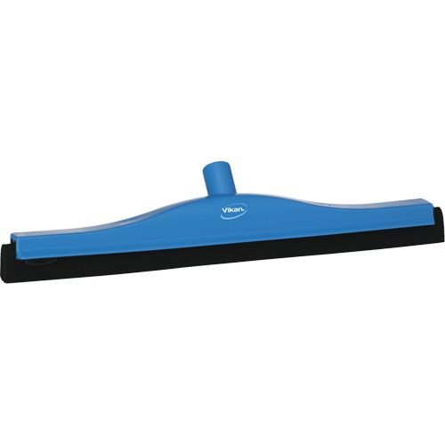 Fixed Head Food Hygiene Floor Squeegee, 20", Blue Duraquip Inc