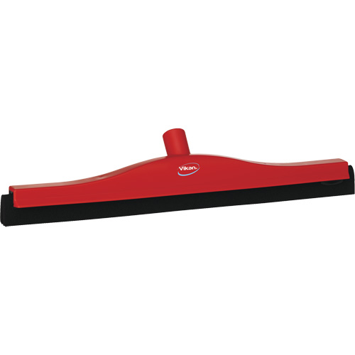 Fixed Head Food Hygiene Floor Squeegee, 20", Red Duraquip Inc