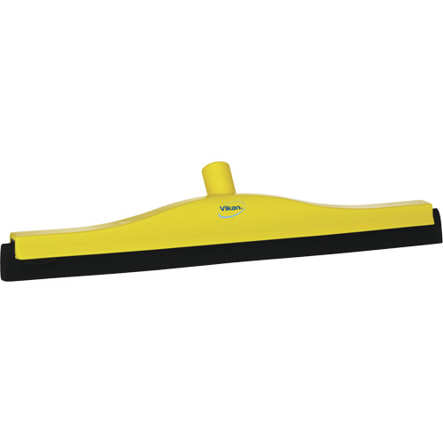 Fixed Head Food Hygiene Floor Squeegee, 20", Yellow Duraquip Inc
