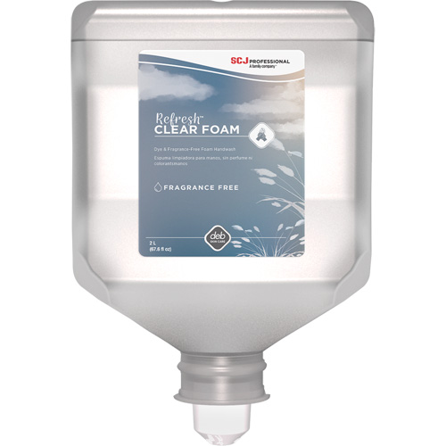 Savon transparent pour les mains Refresh, Mousse, 2 L, Sans parfum Duraquip Inc