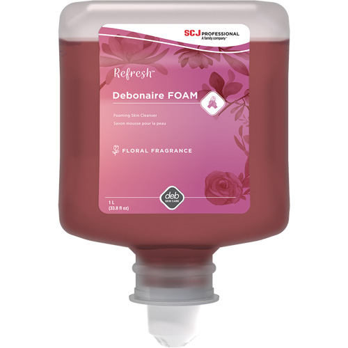 Savon &agrave; mains Refresh Debonaire, Mousse, 1 L, Parfum&eacute; Duraquip Inc