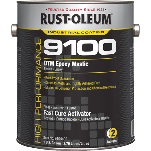 Activateur pour s&eacute;chage rapide pour mastic &eacute;poxy DTM du syst&egrave;me 9100, Gallon Duraquip Inc