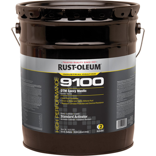 9100 System DTM Epoxy Mastic Standard Activator, 5 gal., Pail Duraquip Inc