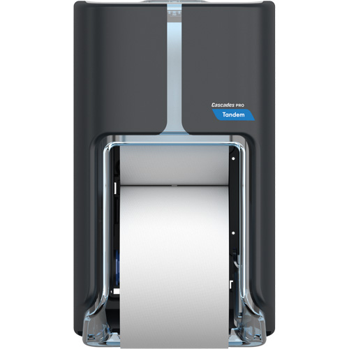 Distributeur haute capacit&eacute; de papier hygi&eacute;nique Pro Tandem &agrave; deux rouleaux, un par-dessus l'autre, Multiple Capacit&eacute; du rouleau Duraquip Inc