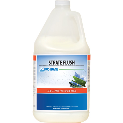 Strate Flush Emulsion Bowl Cleaner & Deodorizer, 4 L, Jug Duraquip Inc
