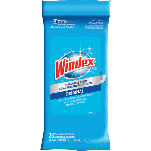 Windex&reg; Glass & Surface Wipes, Packets Duraquip Inc