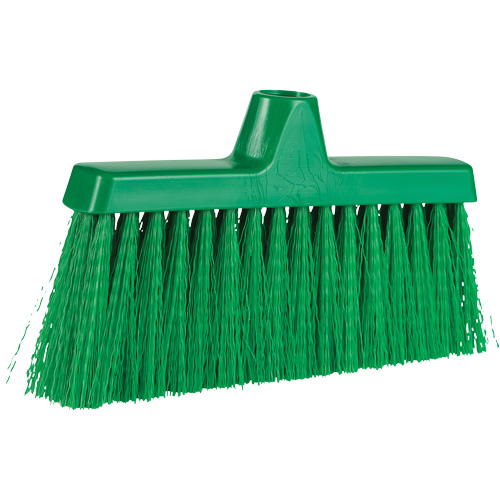 Balai oblique ColorCore, Crins Moyen, 10", Polypropyl&egrave;ne, Vert Duraquip Inc