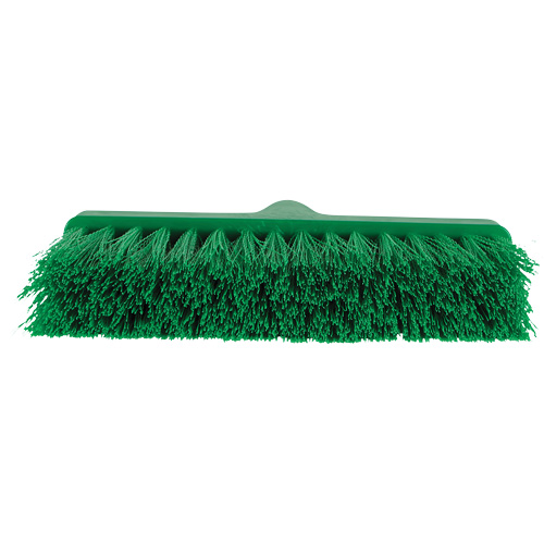 Balai oblique ColorCore, Crins Moyen, 10", Polypropyl&egrave;ne, Vert Duraquip Inc