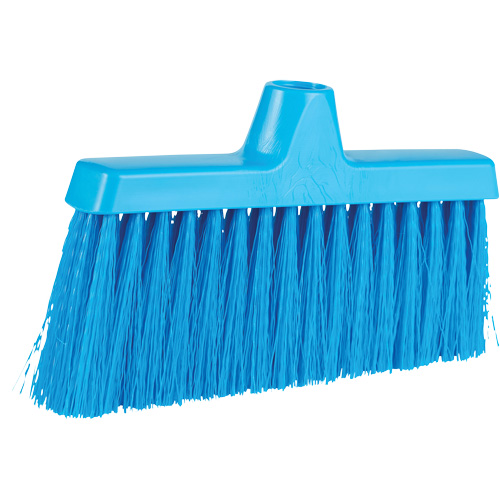 Balai oblique ColorCore, Crins Moyen, 10", Polypropyl&egrave;ne, Bleu Duraquip Inc